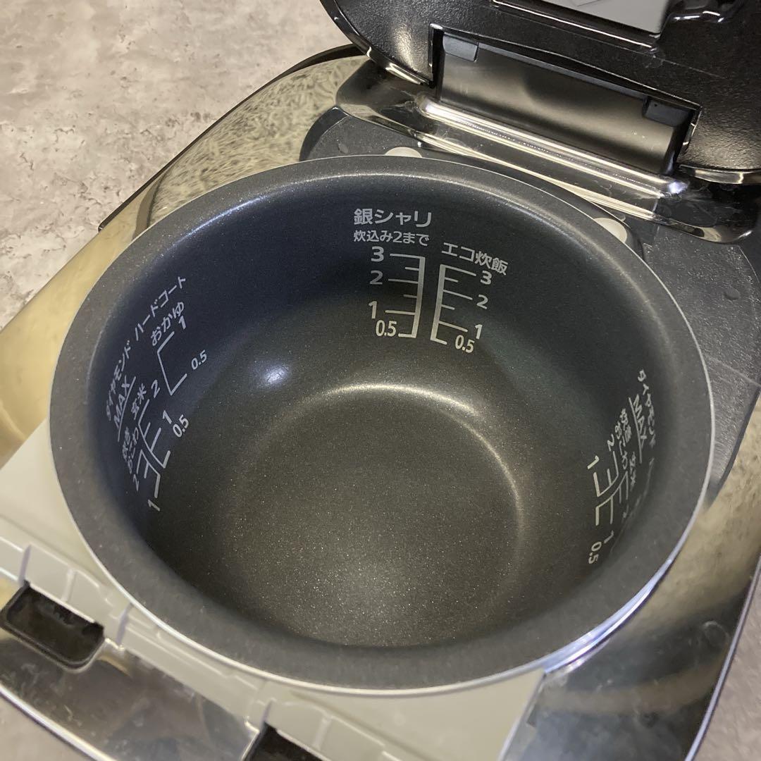 【美品】Panasonic 炊飯器SR-JX058-K 3号炊き