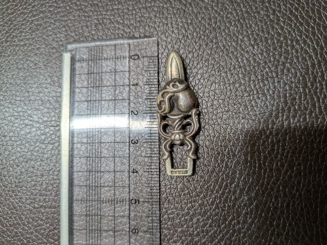 クロムハーツ　ダガーハート　ペンダントトップ