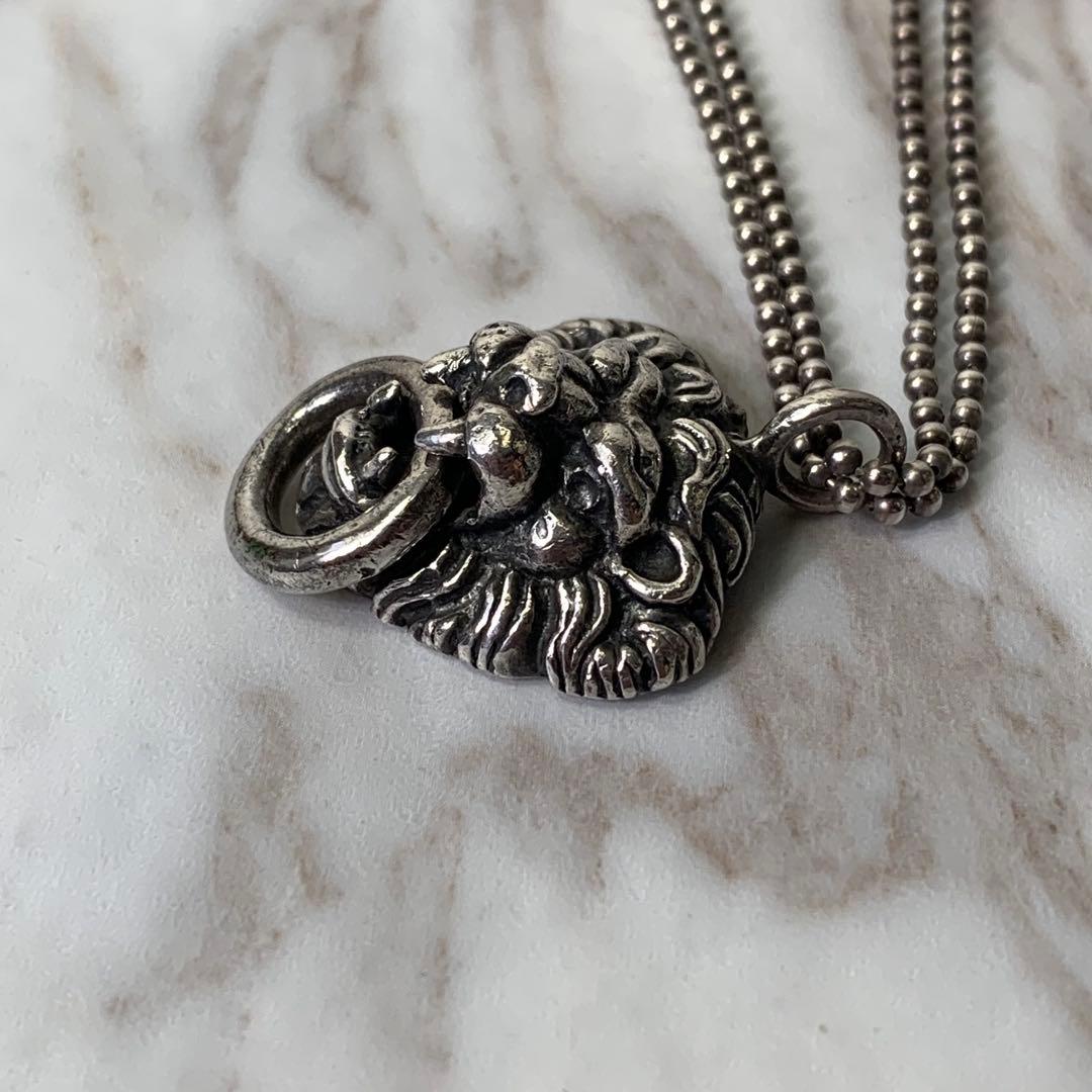 アクセサリー KING BABY silver925 Lion Head necklace