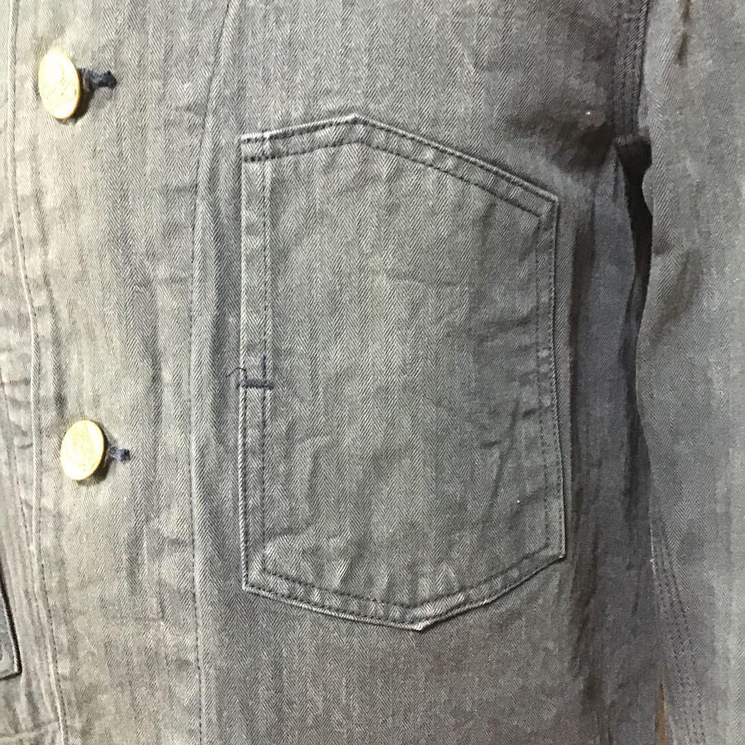 【希少】シュガーケーン × BEAMS 別注 ヘリンボーン ロングカバーオール