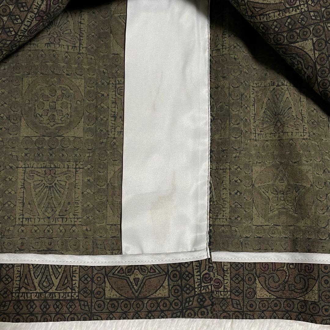 VAN JACKET テーラードジャケット 総柄 M
