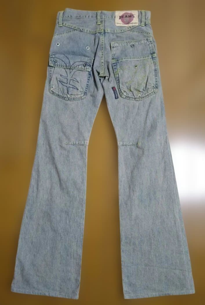 【希少】YENJEANS ライトブルー ストレートデニム