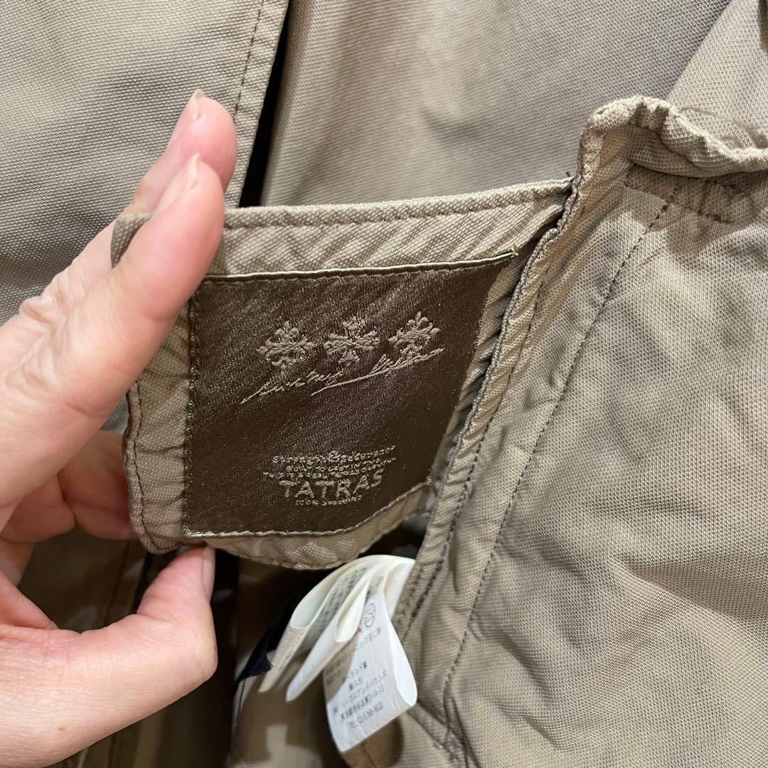 yukinko☻☻ ですTATRAS ベージュ ボタン付きコート　定価6万
