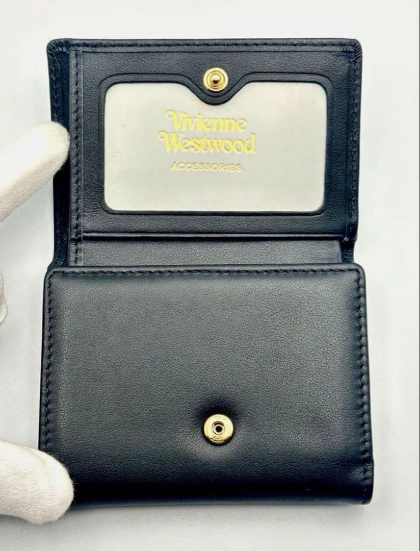 Vivienne Westwood 三つ折り財布 黒 ブラック 箱無し