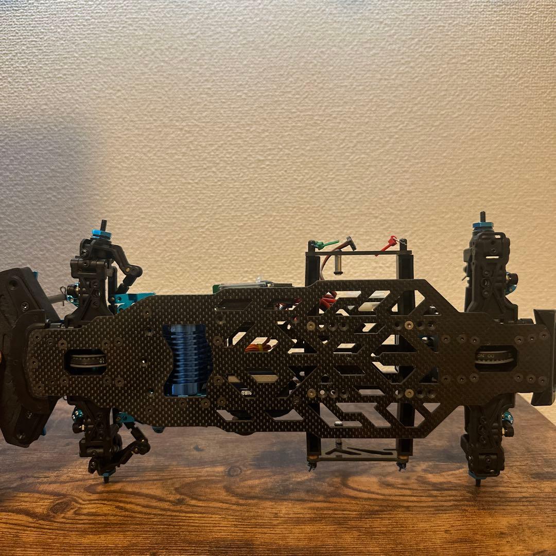 メカ付き　ドリフト　ラジコン　Kazama Auto Gpx Bk カーボン
