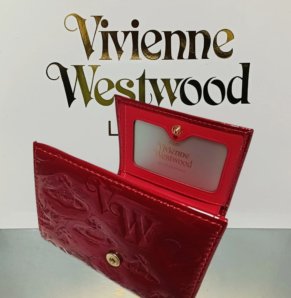 【新品】Vivienne Westwood 三つ折財布 エナメル 赤 正規品