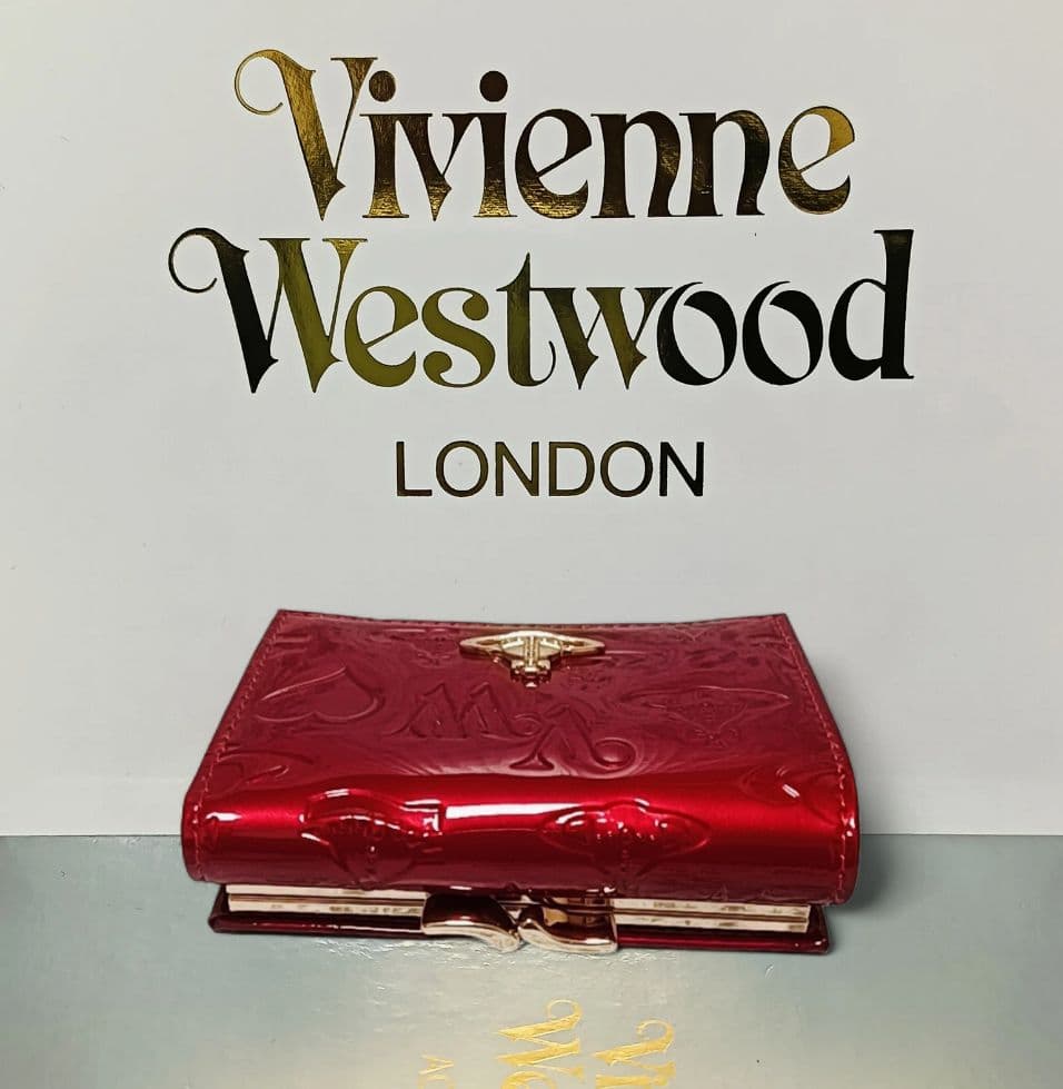 【新品】Vivienne Westwood 三つ折財布 エナメル 赤 正規品