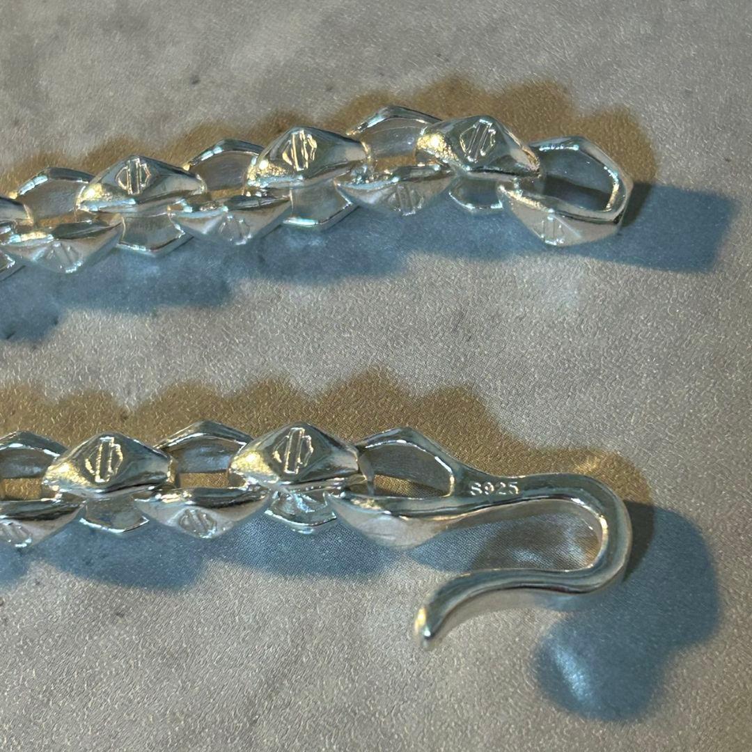 【早い者勝ち】VINTAGE メンズレトロS925金のネックレス シルバースカル