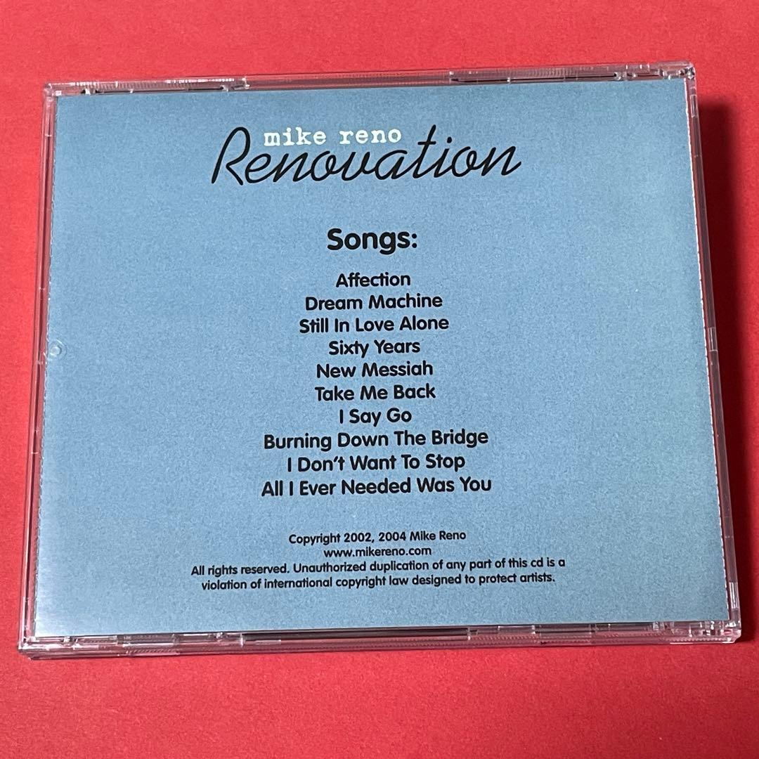 極希少/自主サイト限定◆AOR名盤◆MIKE RENO/RENOVATION