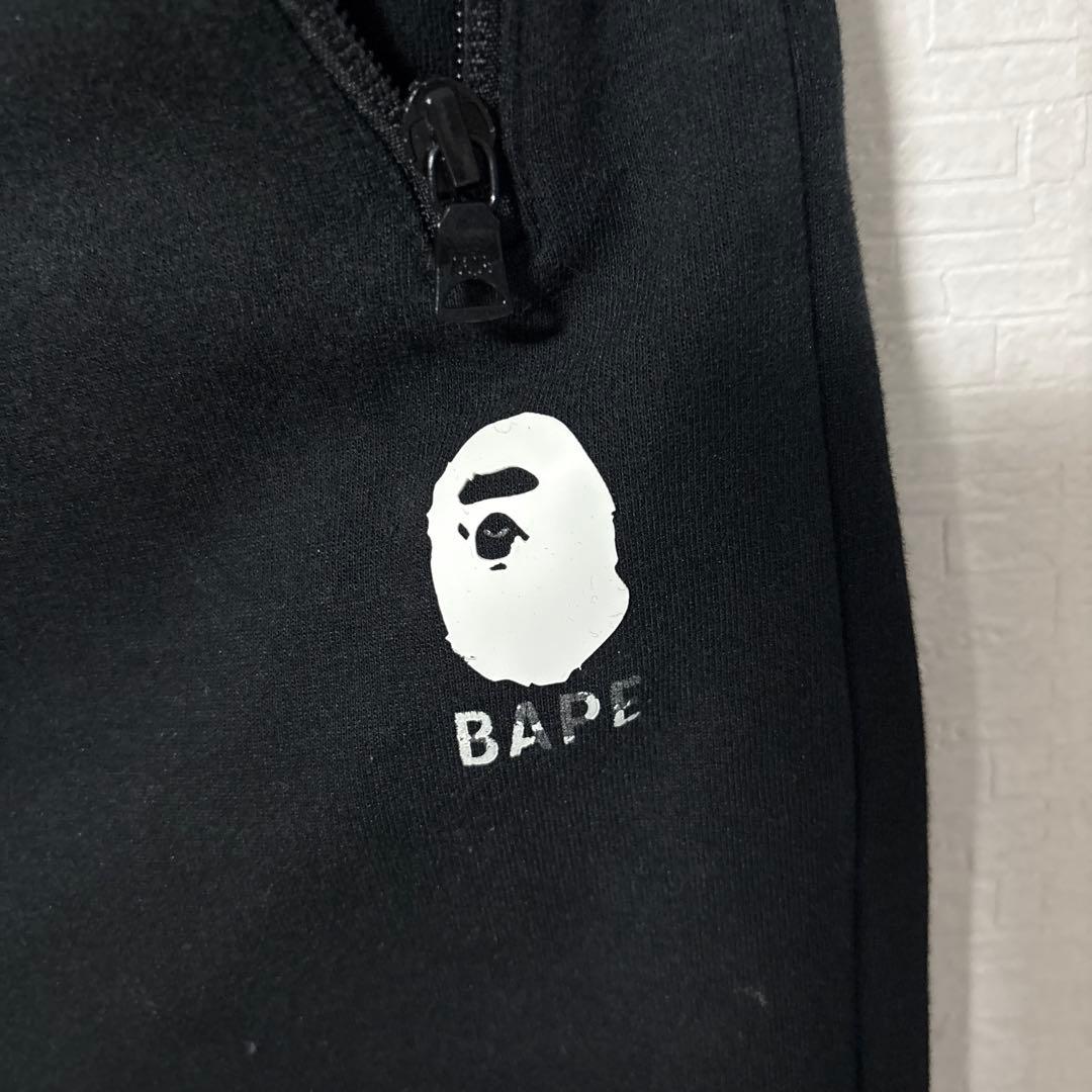A Bathing Ape ブラック スウェットパンツ XL