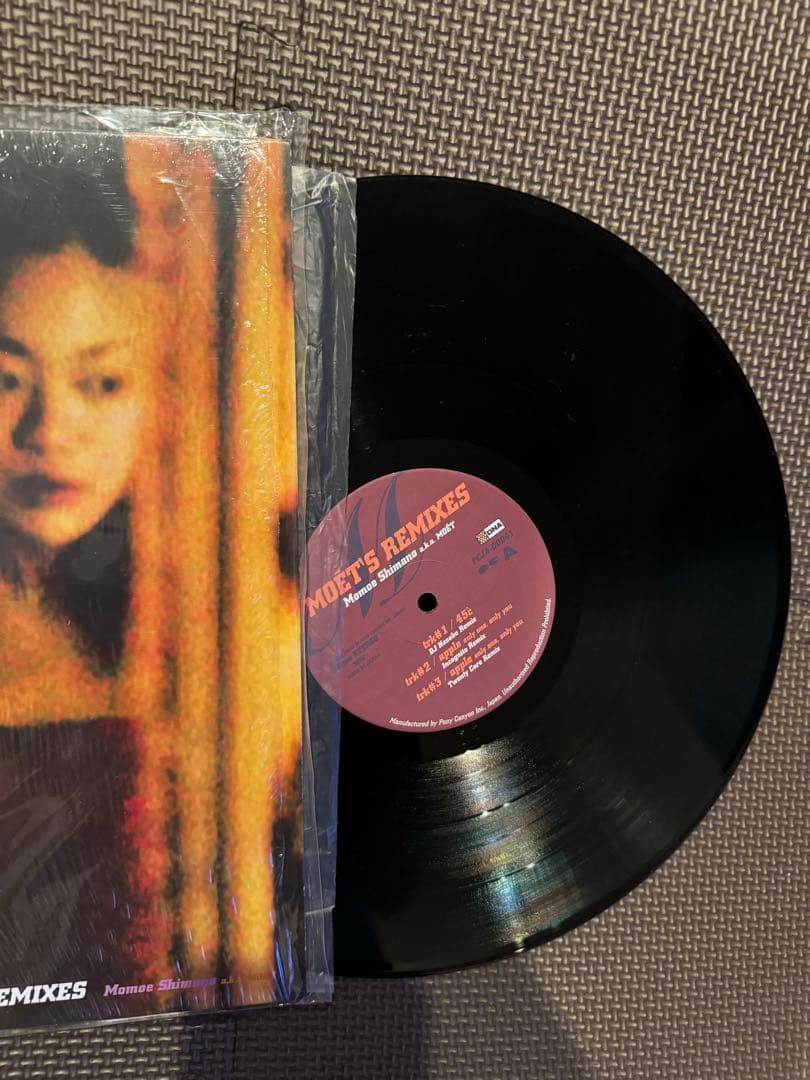 MOET'S REMIXES Momoe Shimano 嶋野百恵　レコードLP
