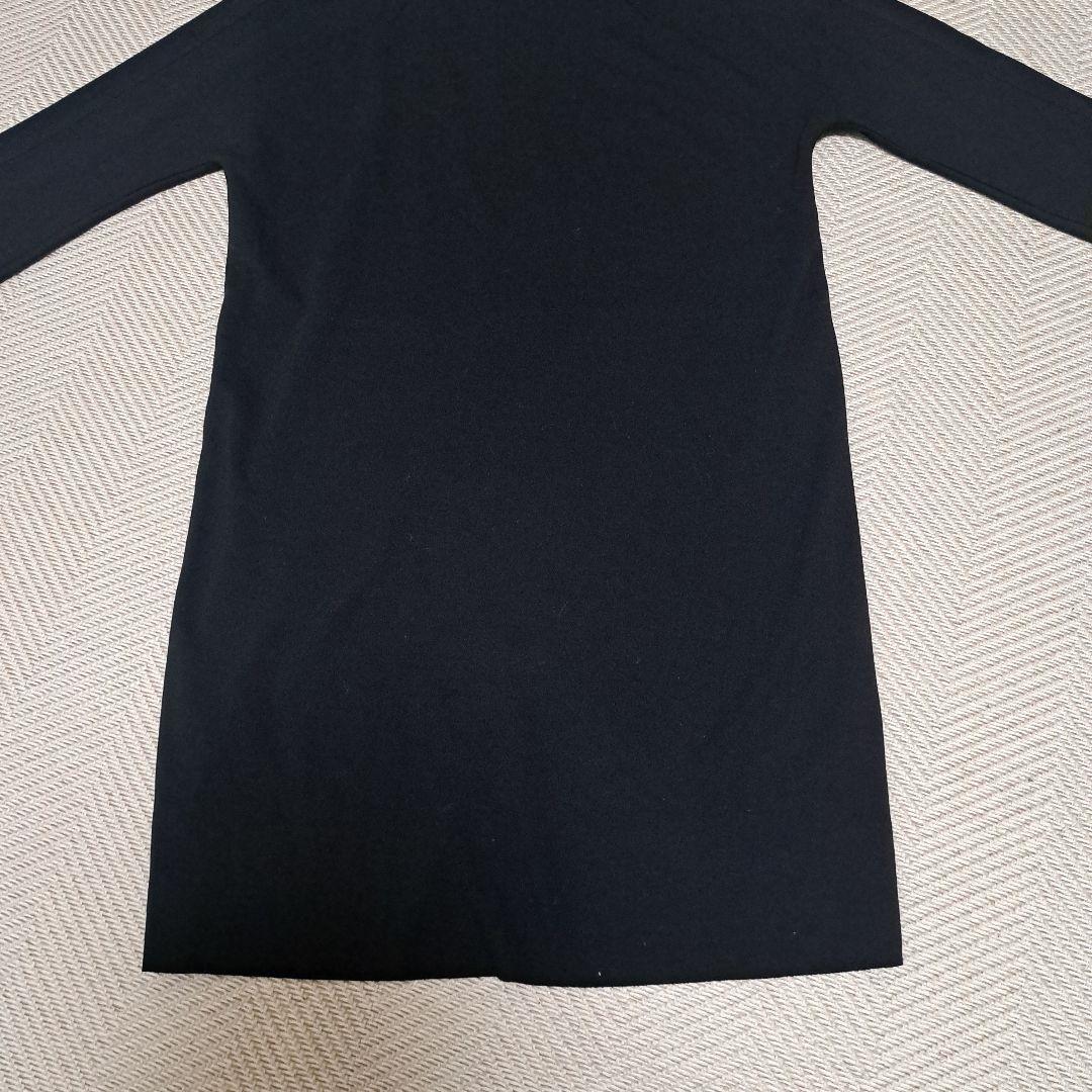 Max&Co 黒 七分袖 ワンピース L