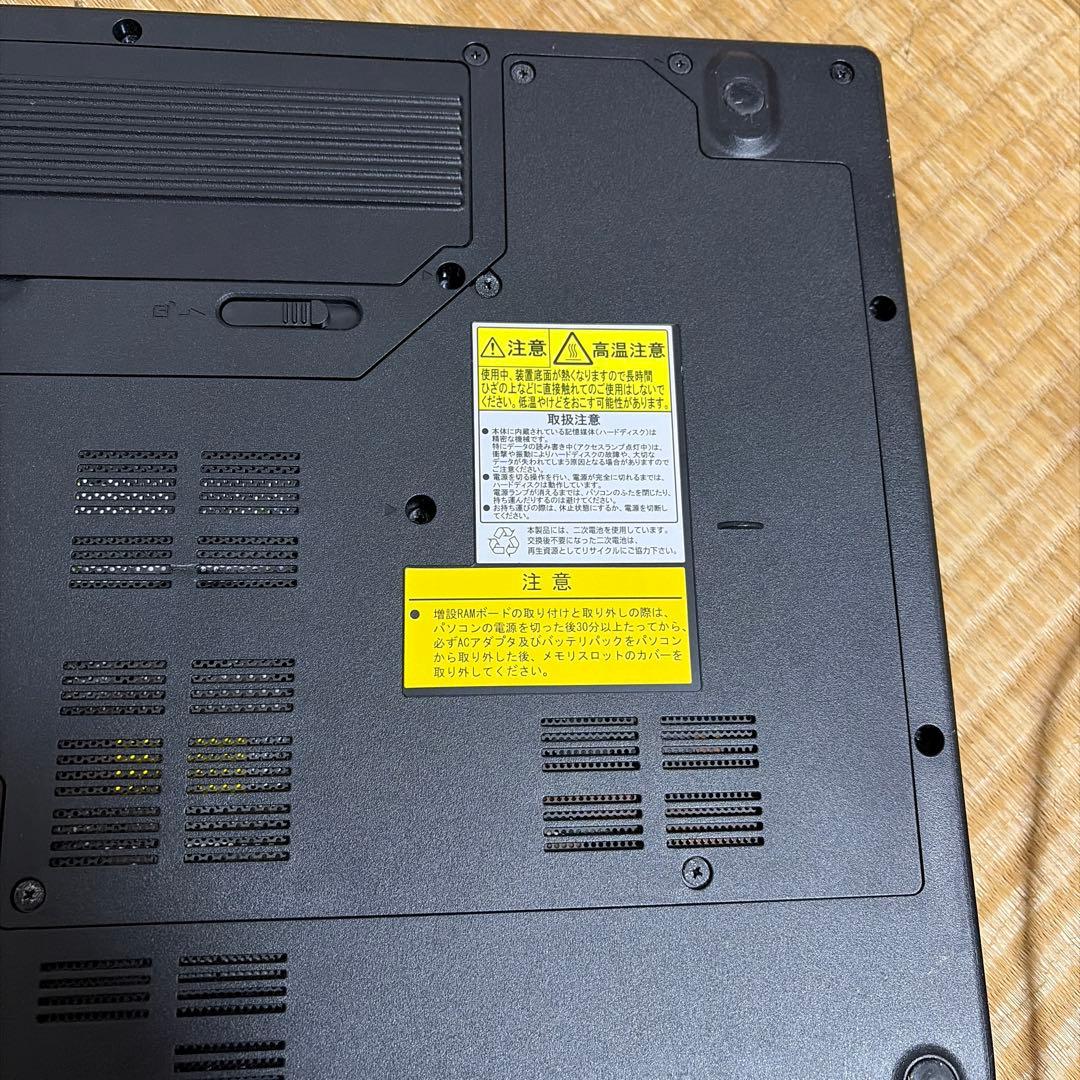 【ジャンク品】NEC ノートPC PC-LL750LS6W