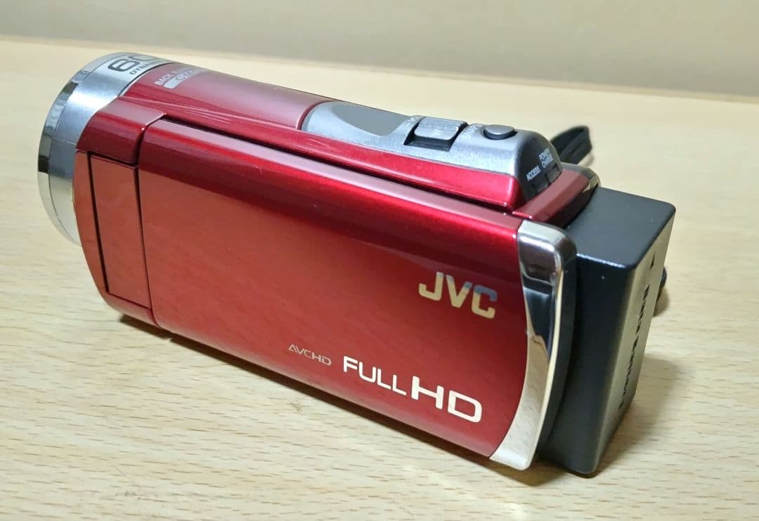 JVC GZ-HM177-R ビデオカメラ 60倍ズーム