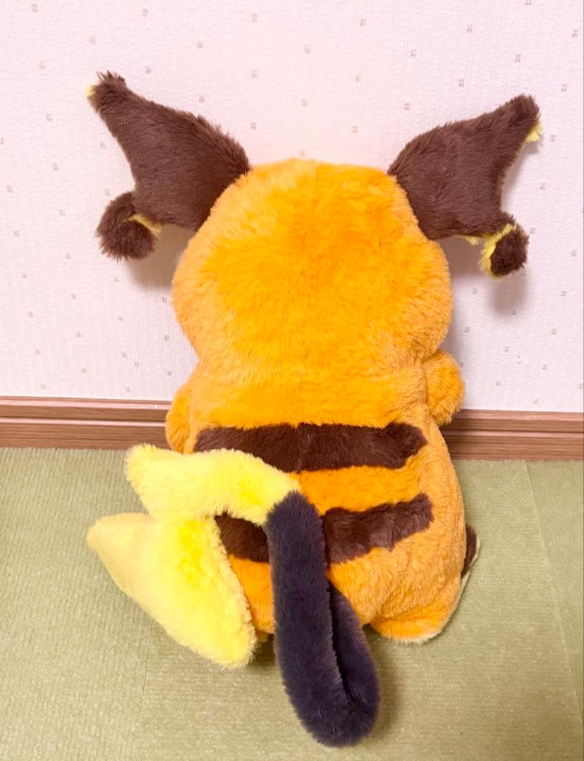 ライチュウ ぬいぐるみ 中国ポケモンセンター限定 ふわふわ抱きぬいぐるみ