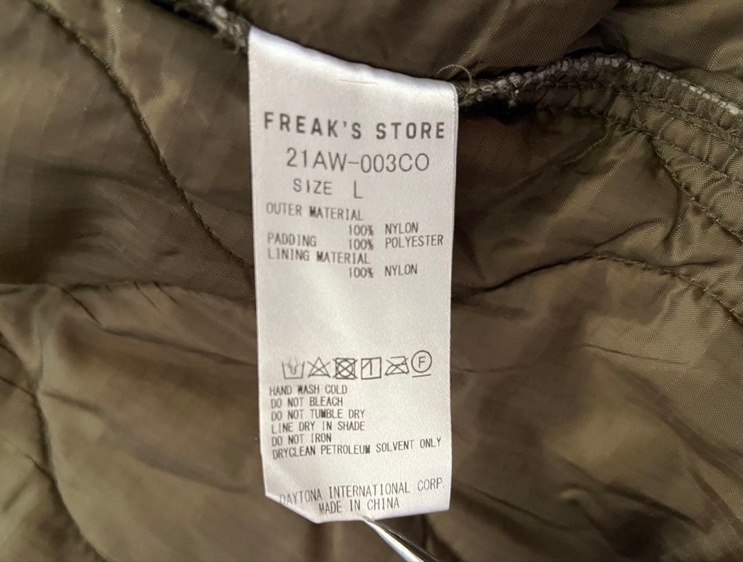 FREAKS STORE M-65 ライナー付き Lサイズ