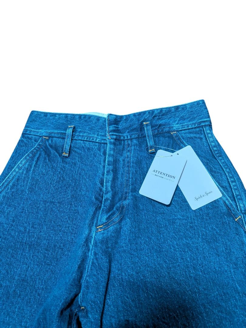 未使用　Spick&Span 5 1/2 DENIM 26　セミフレアストレッチ