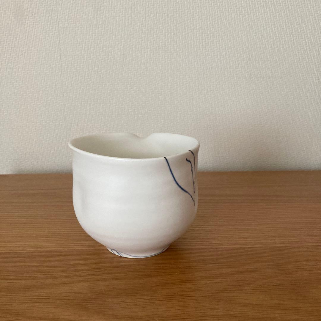 作家もの　大江志織さん　片口　お風呂絵