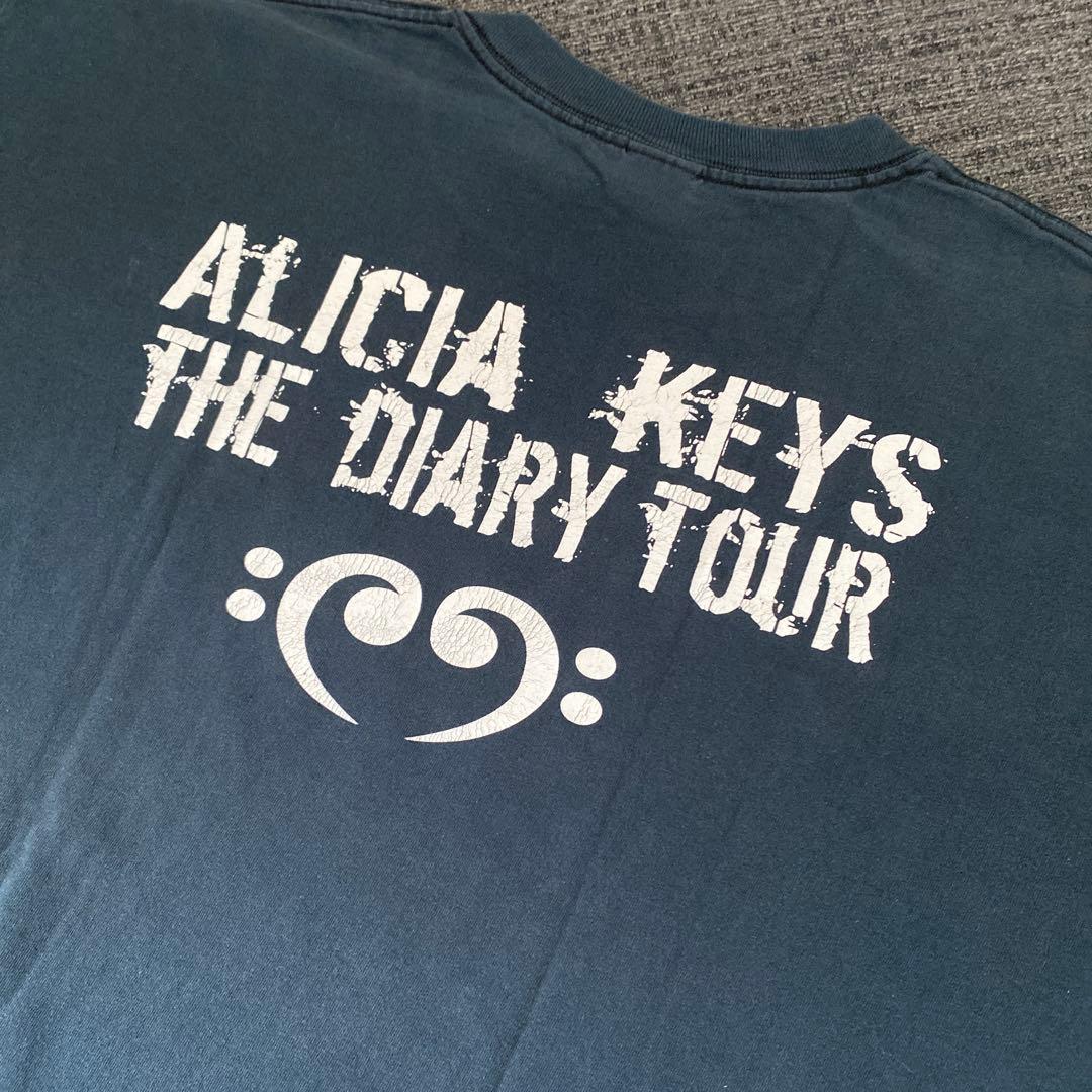 タ*コ様 アリシア・キーズAlicia Keys Tシャツ 2XLビンテージ