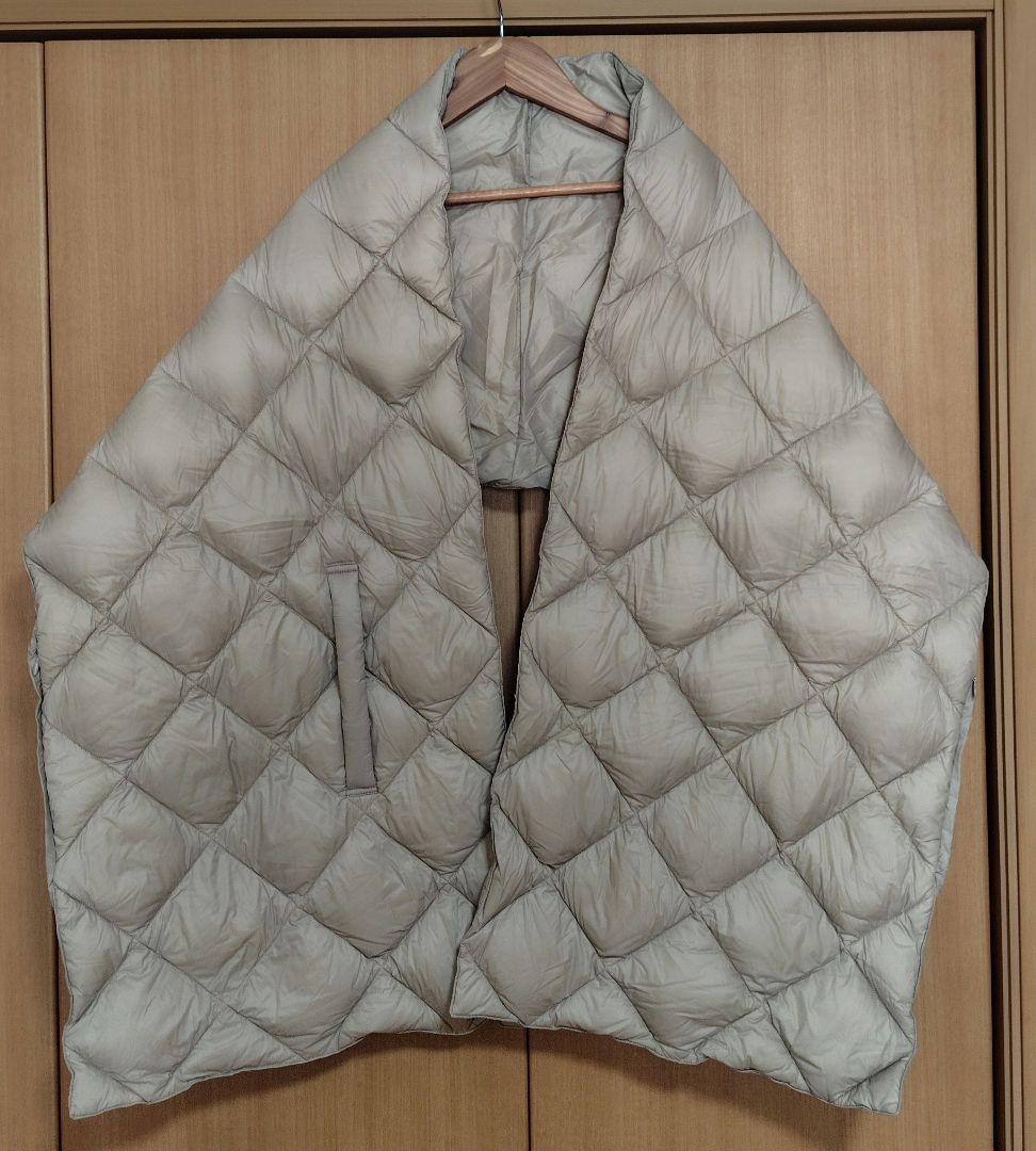 TAION/タイオンCITY REVERSIBLE DOWN ストール　ベージュ