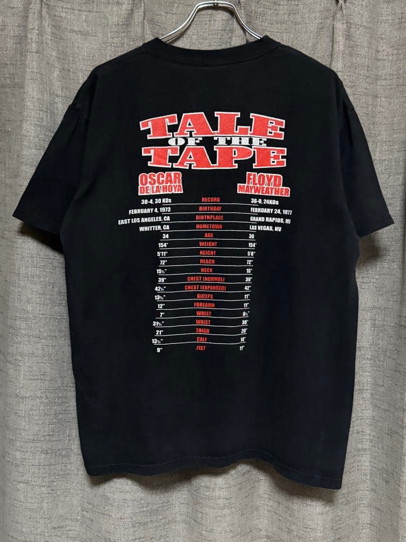 00s 2007 デラホーヤ メイウェザー ボクシング Tシャツ