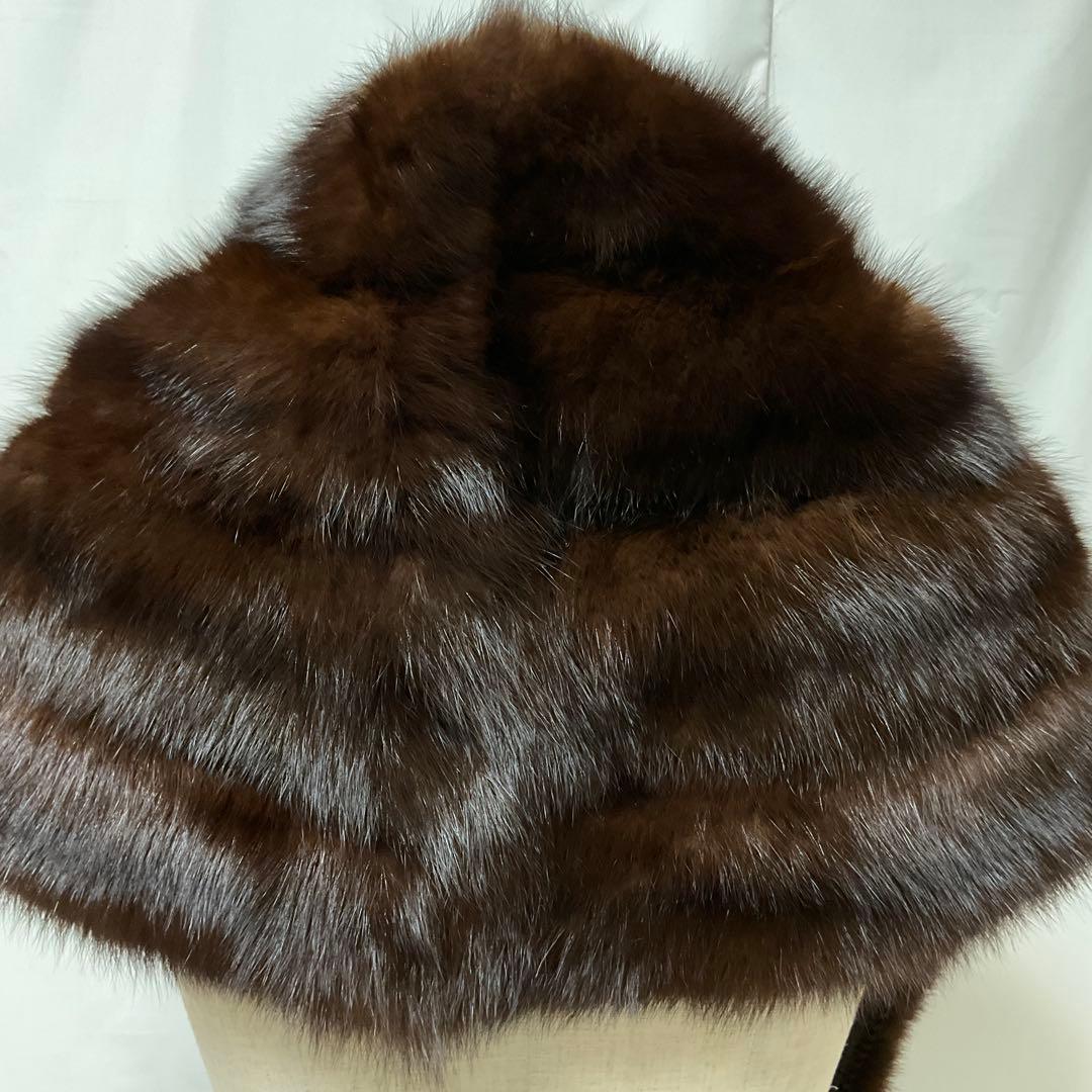 ※C63 毛皮　リアルファー　TOGU ミンク　ショール　マフラー　美品