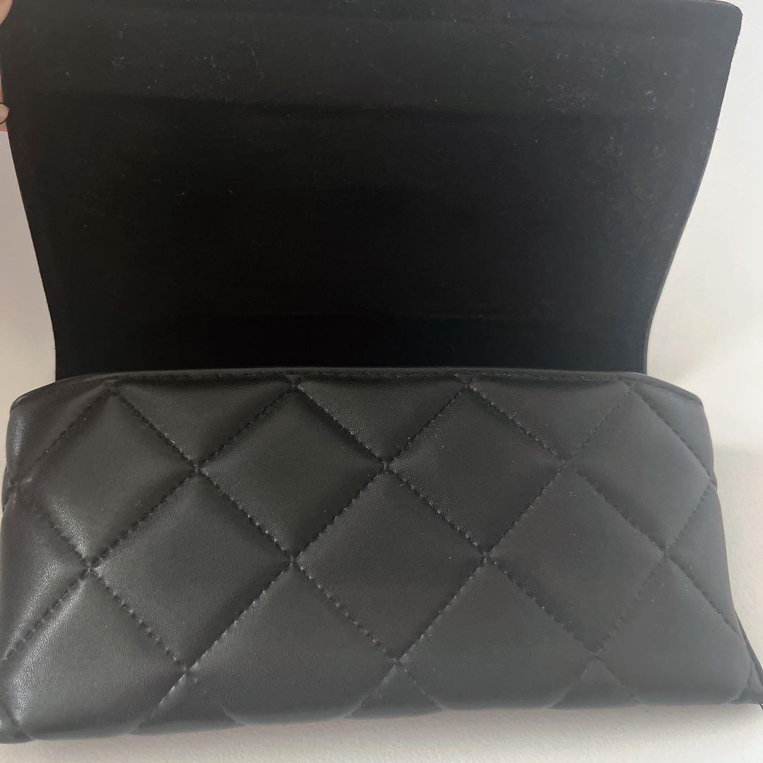 CHANEL サイドパール付きのべっ甲柄シャネルサングラス　付属品あり
