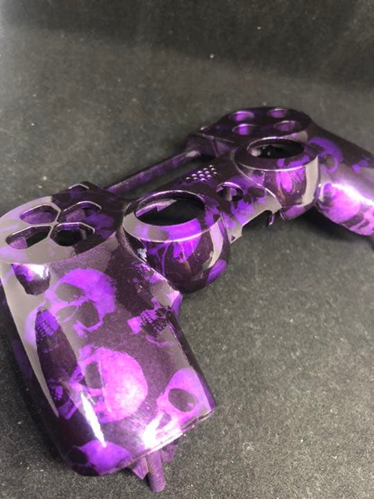 PS4コントローラー　フロントシェル　スカル　　JDM040
