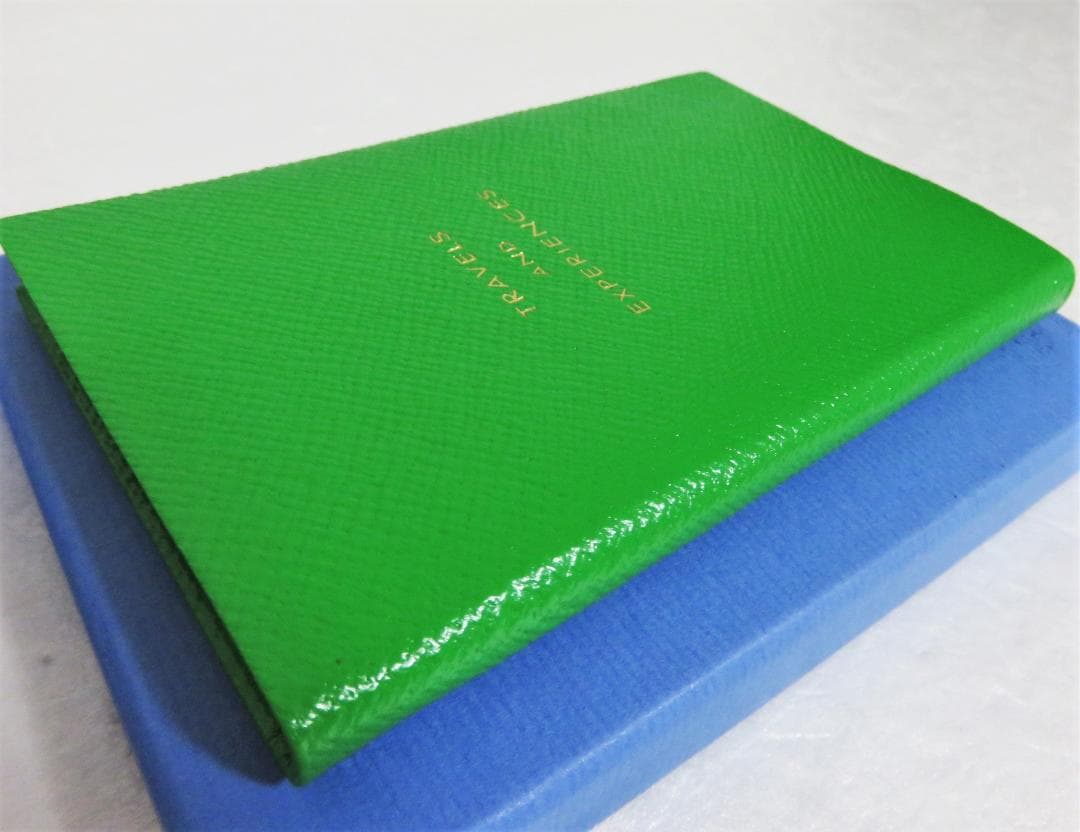 定価1.1万 新品 Smythson ノートブック グリーン PANAMA