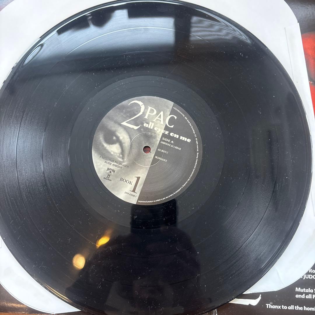 2PAC all eyez on me レコード　デジタルリマスター盤