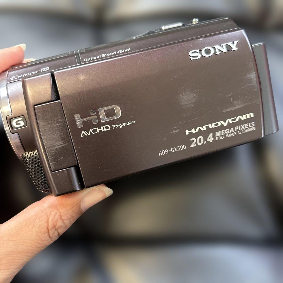ジャンク品　SONY ハンディカム　HDR-CX590V