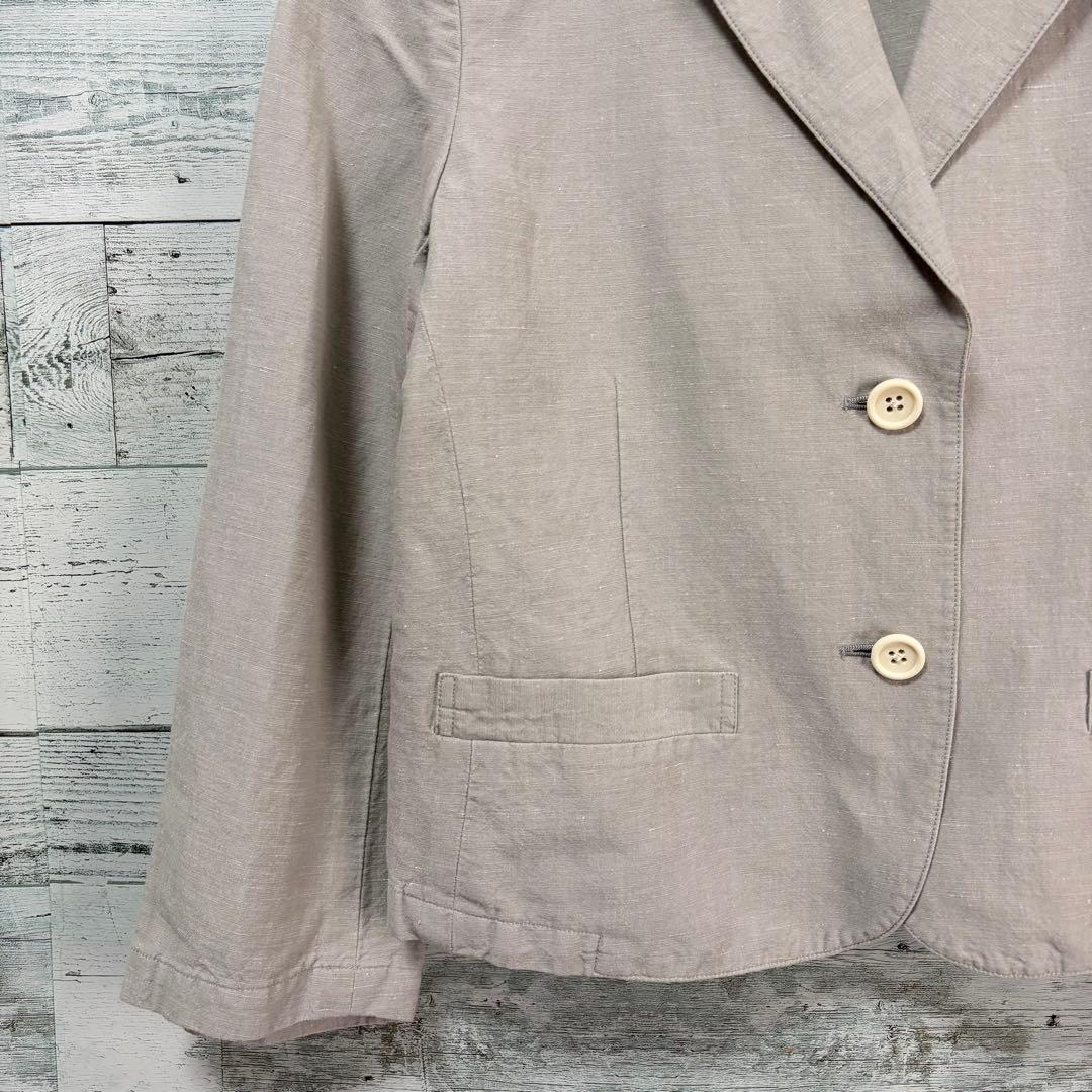 ☆美品☆マーガレットハウエル　COTTON LINEN JACKET グレー
