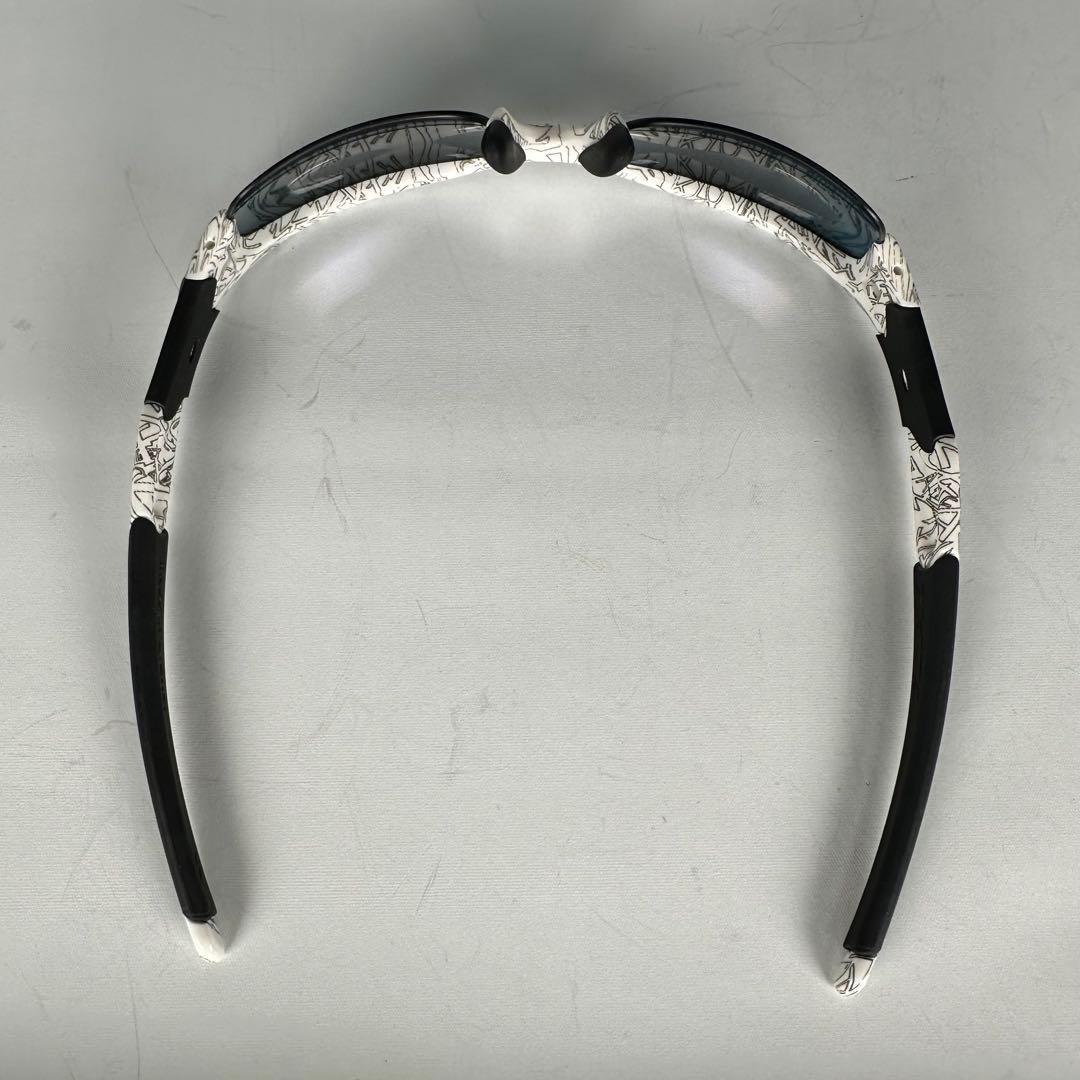 OAKLEY オークリー フラックジャケット サングラス ゴーストテキスト 白