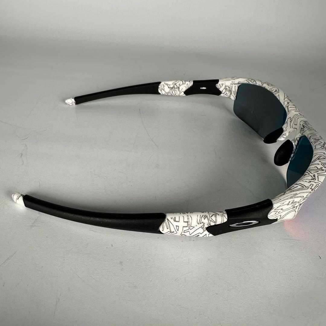 OAKLEY オークリー フラックジャケット サングラス ゴーストテキスト 白