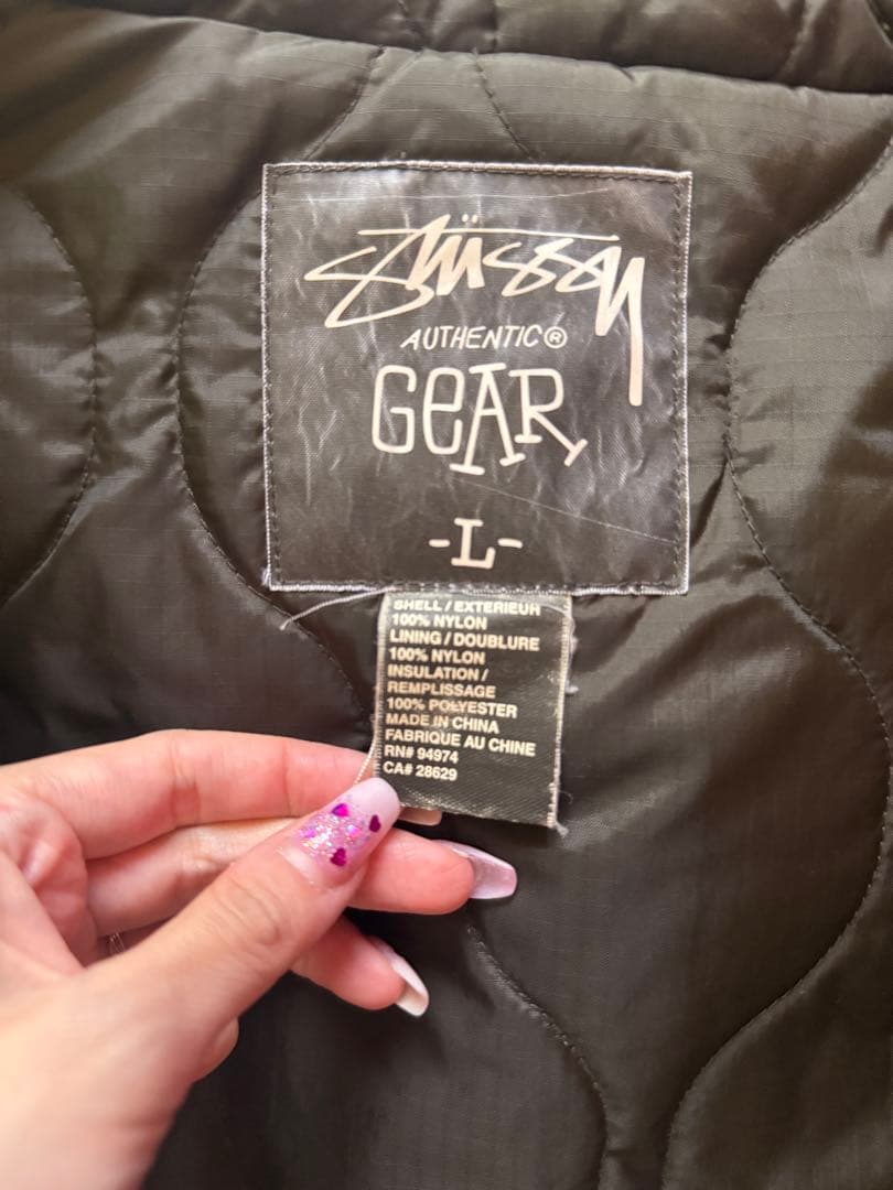 【早い者勝ち!!】STUSSY ジップアップフード付きジャケット