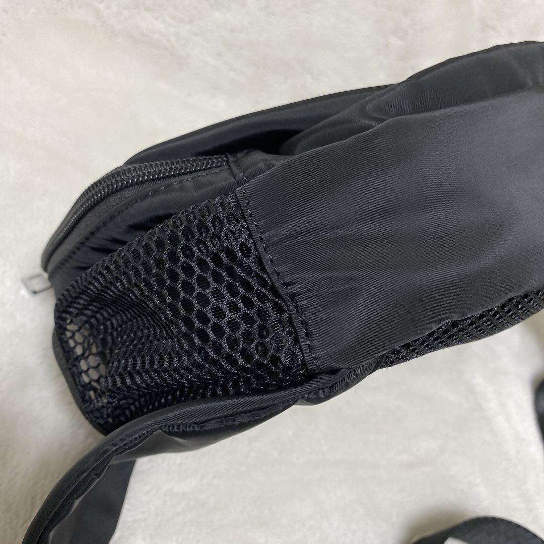 【極美品】selva secreta ブラック ウエストポーチ