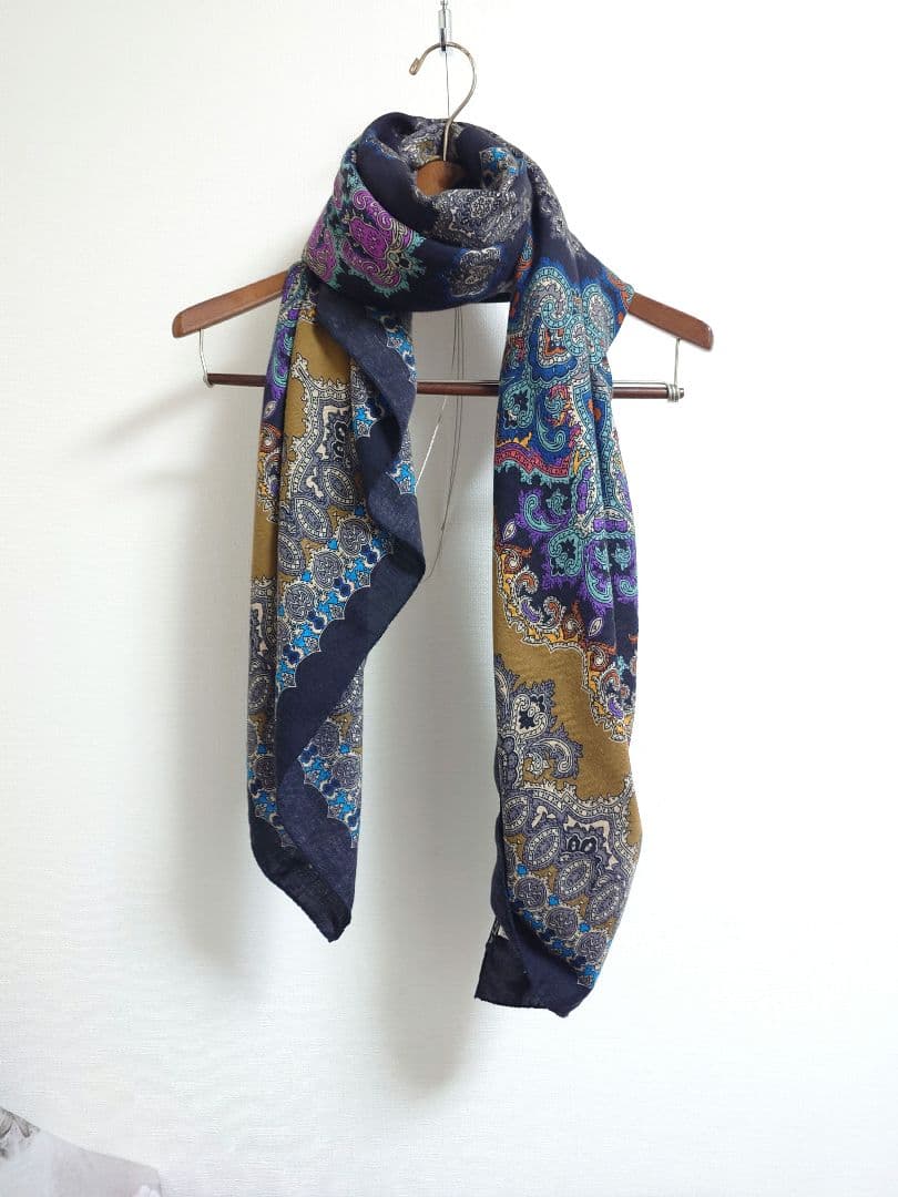 エトロ　ETRO　ストール　ショール　ペイズリー　カシミヤ
