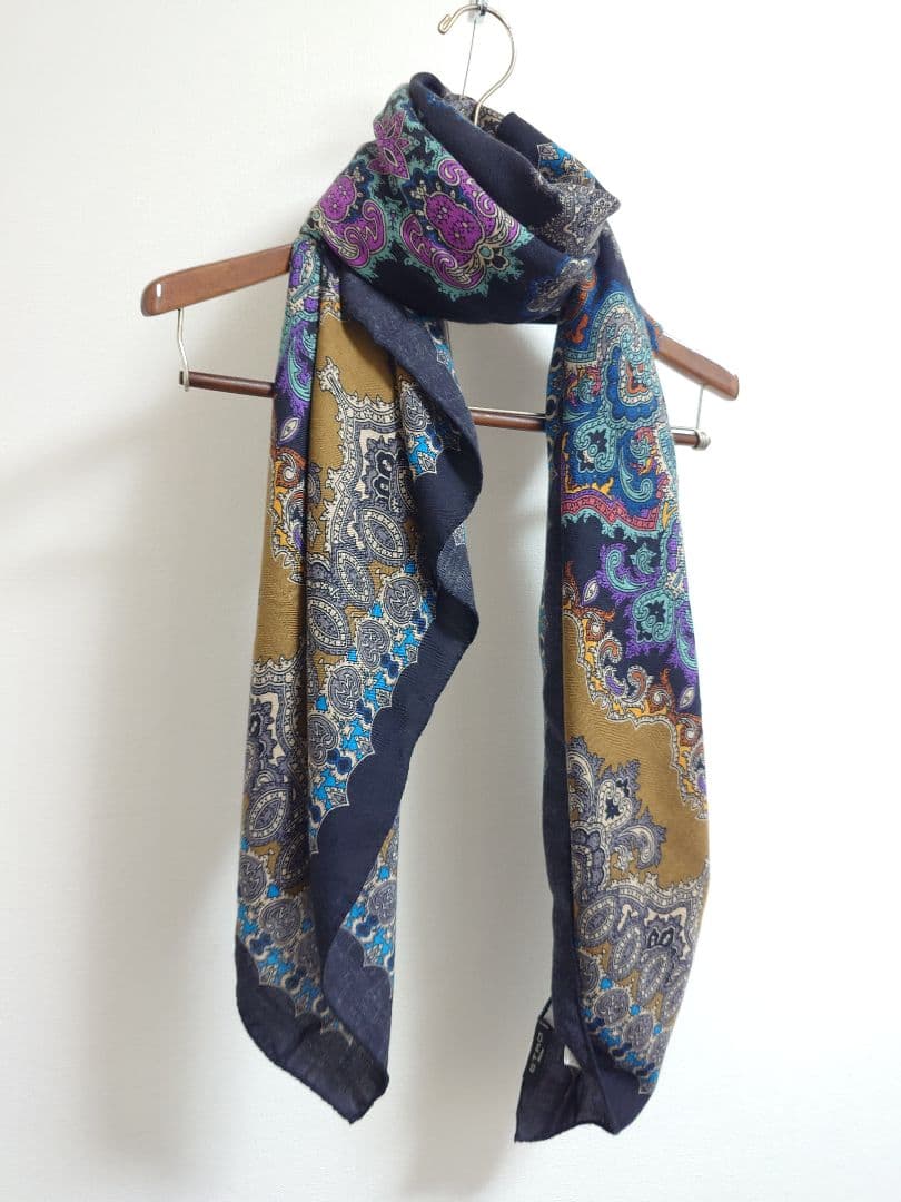 エトロ　ETRO　ストール　ショール　ペイズリー　カシミヤ