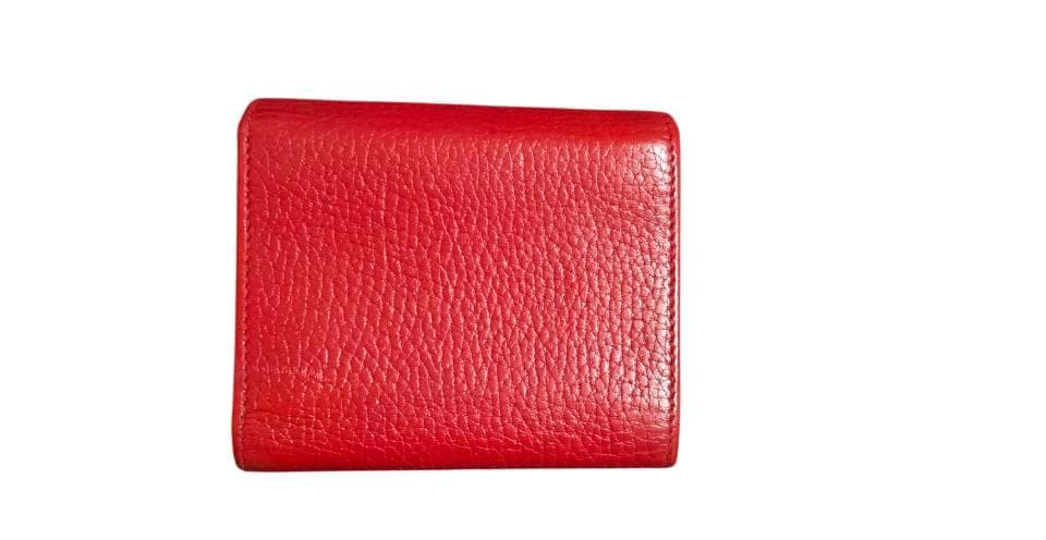GUCCI マーモント　財布 赤　456122 496334