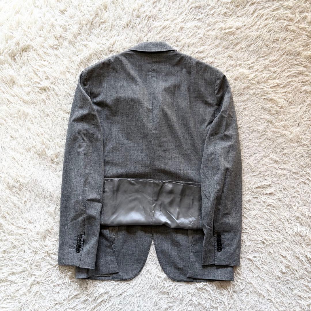 <美品>LARDINI グレー ウール ジャケット サイズ48