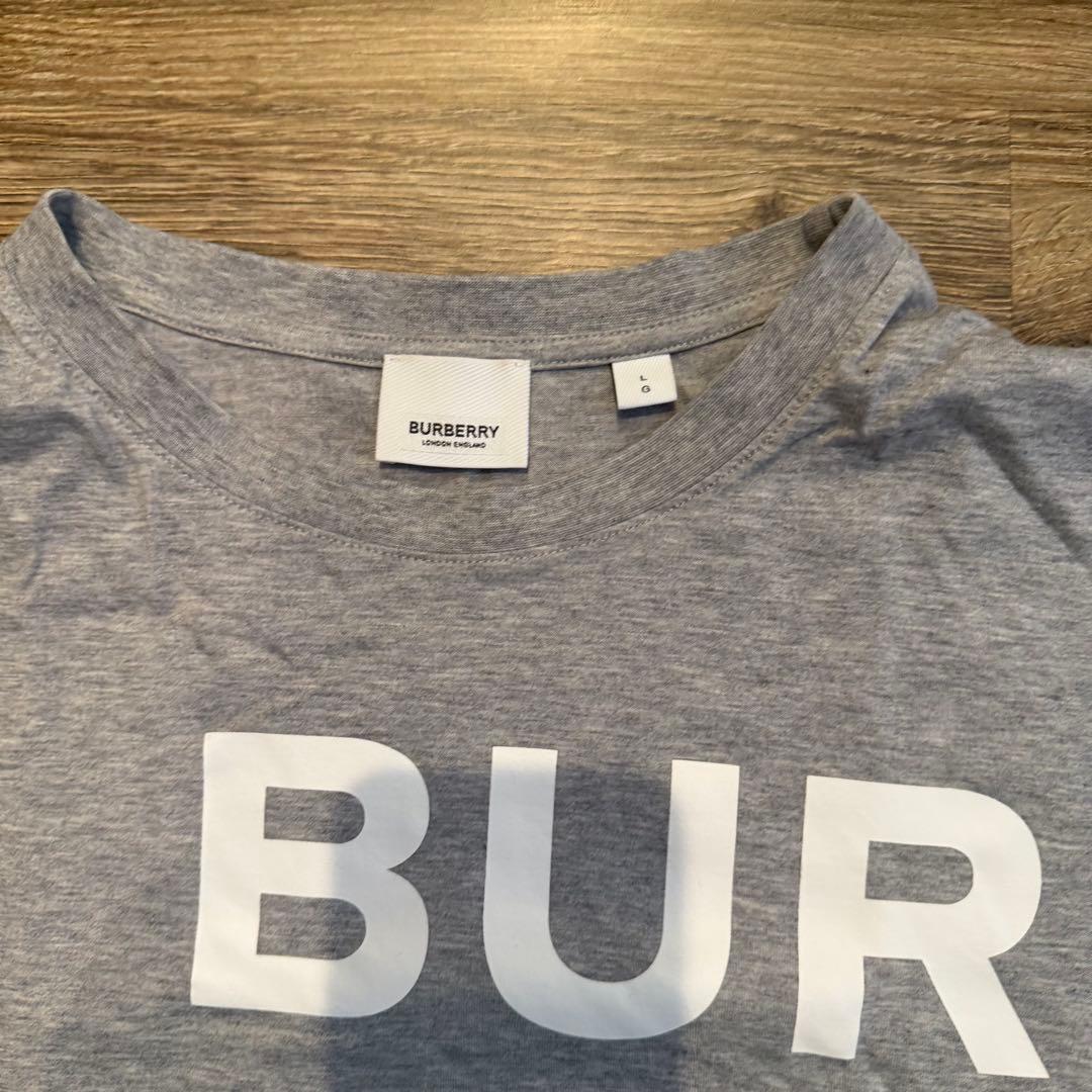 BURBERRY グレー Tシャツ Lサイズ