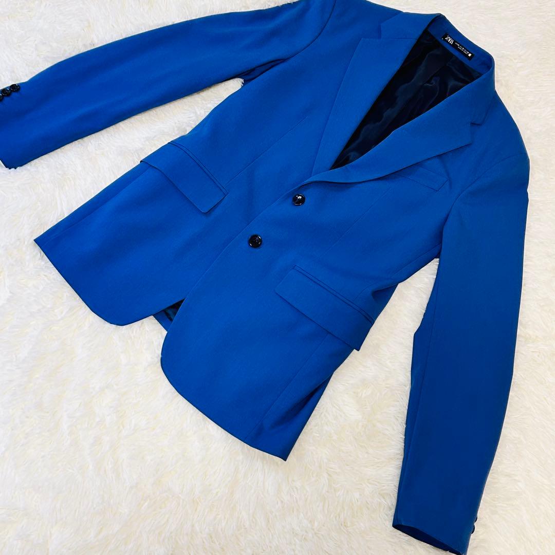 ZARA 青 スーツ36サイズ
