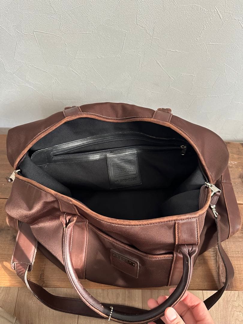 ＊値下＊ COACH コーチ 茶 ブラウン ボストンバッグ レザー