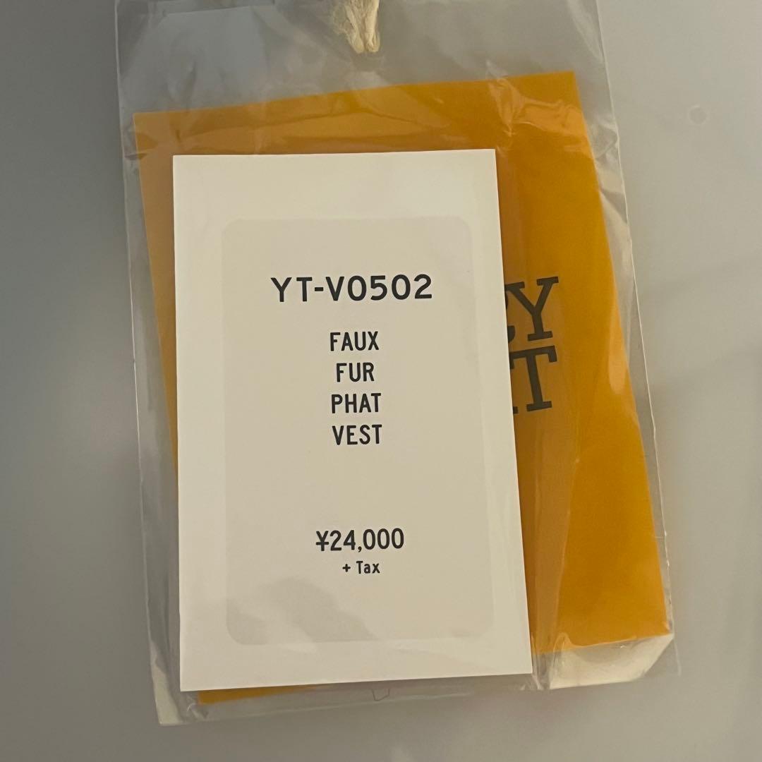 希少 YSTRDY'S TMRRW ファー ベスト ベージュ ブラウン