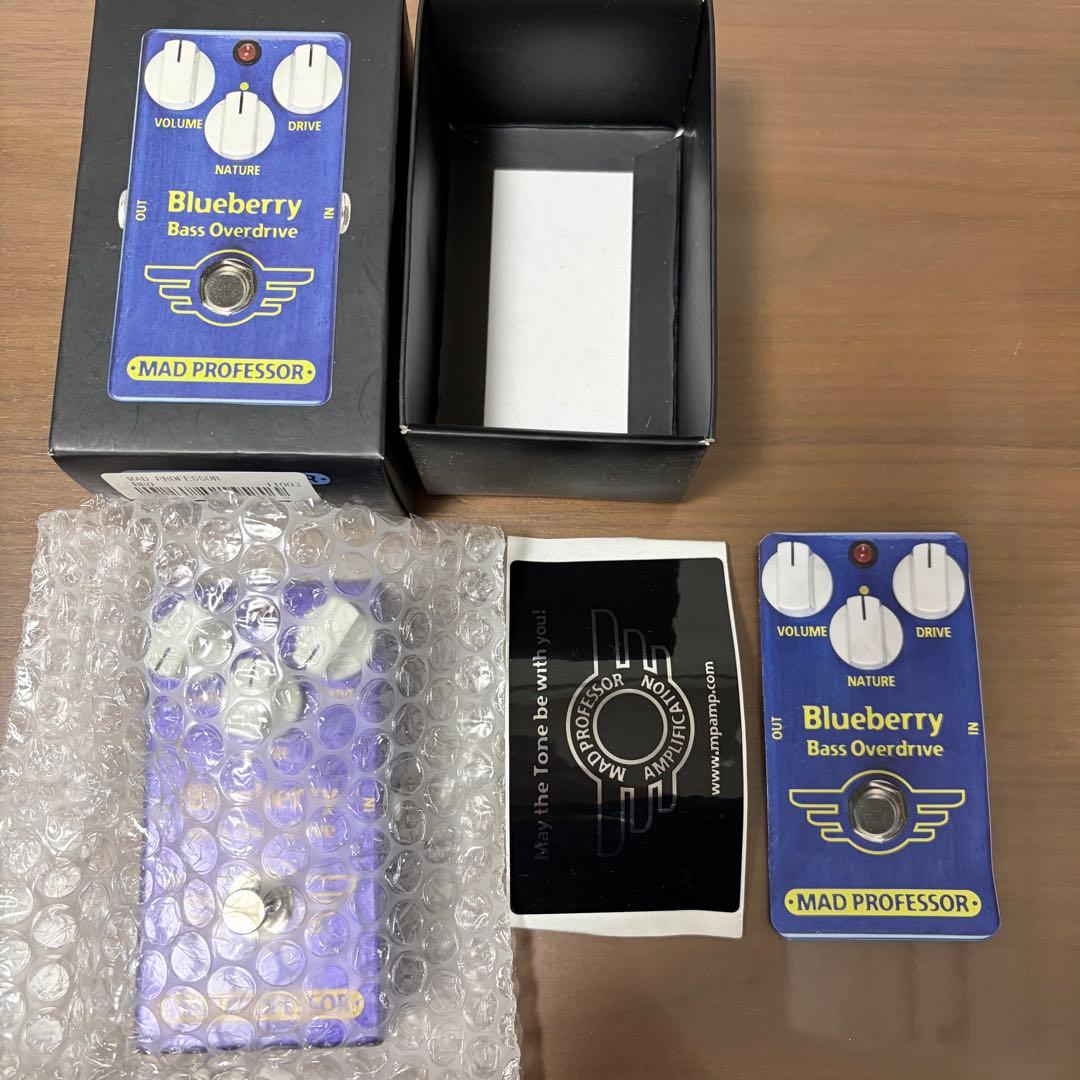 Blueberry Bass Overdrive 箱付き