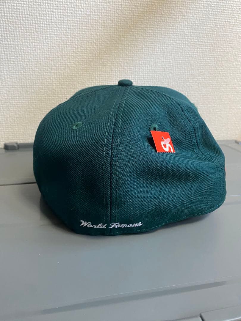 Supreme BOXロゴ　 キャップ 7 1/4 グリーン