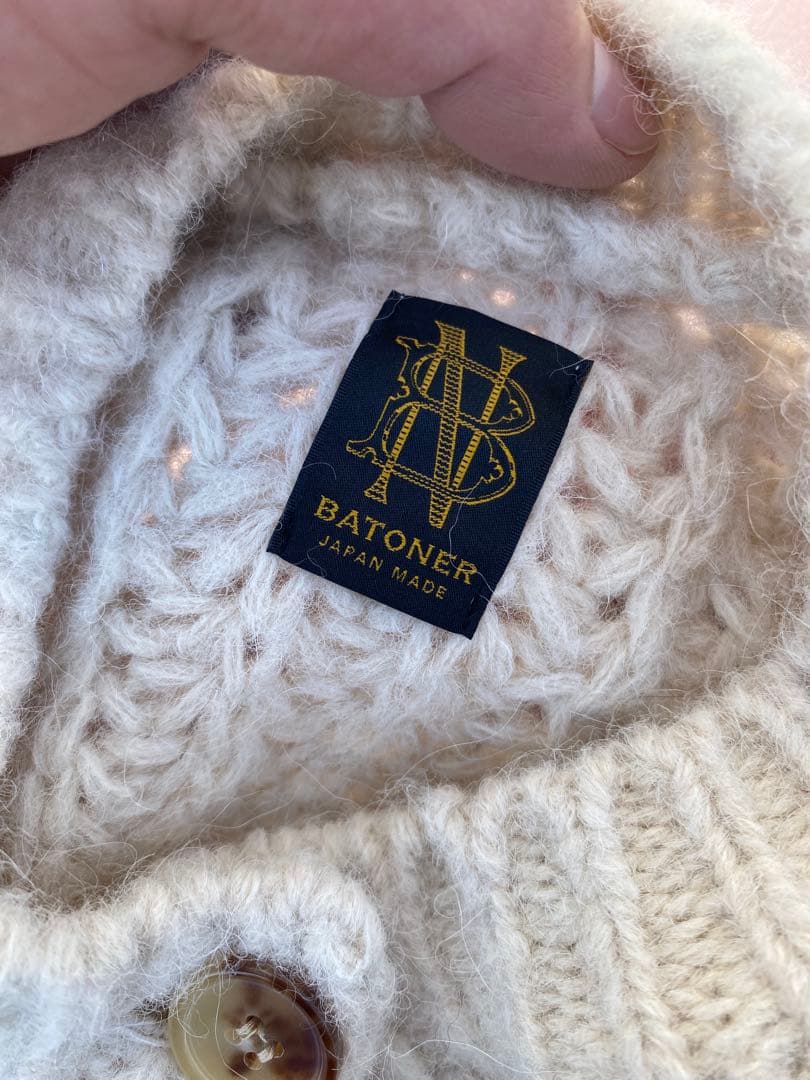 トップス BATONER - WOMEN SIGNATURE CREW CARDIGAN