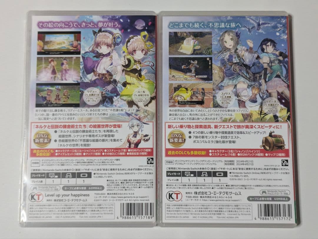 フィリスのアトリエ リディー＆スールのアトリエ DX switch 2セット