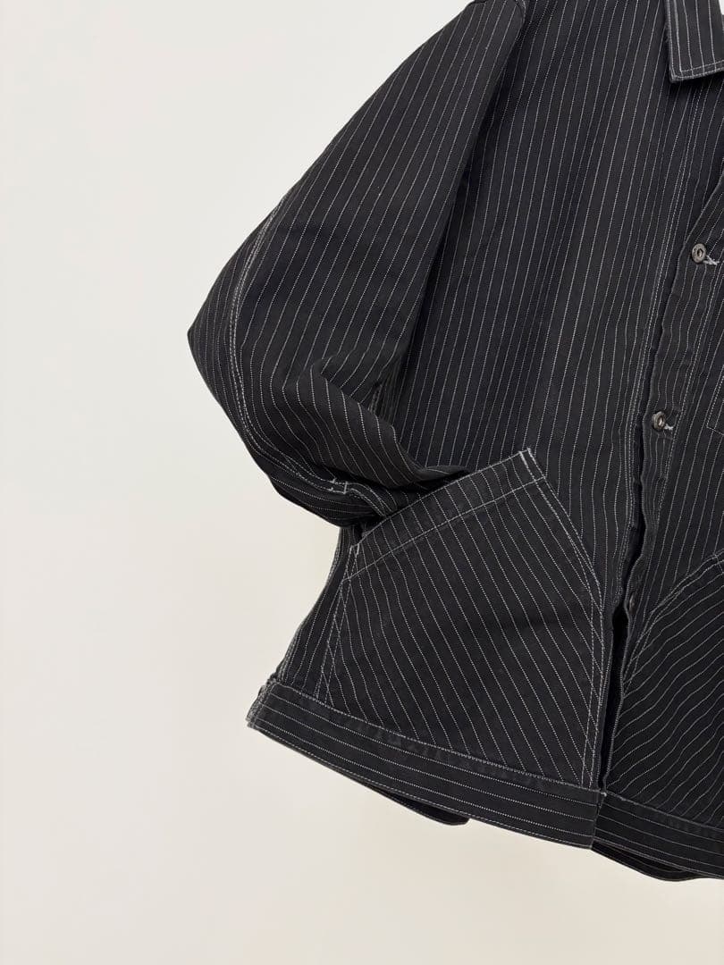 専用 schotto ブラック オールドヒッコリー カバーオール