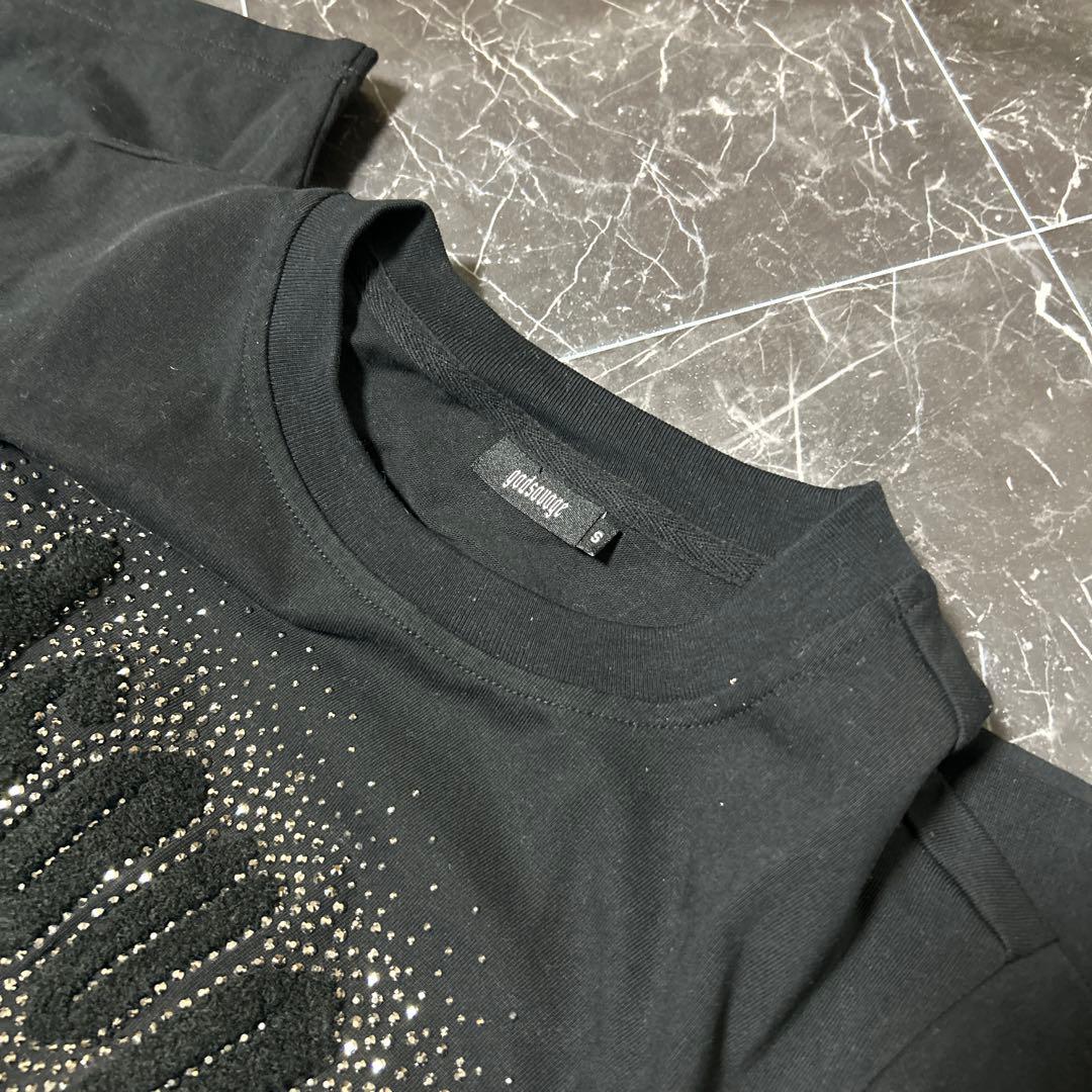 GodSavageブラック Tシャツ